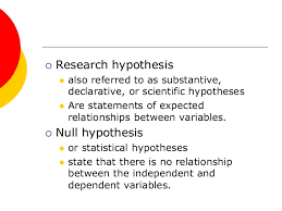This usually involves proposing a possible relationship between two variables: Formulating Hypothesis In Nursing Research