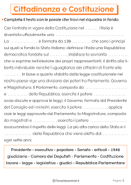 Cittadinanza E Costituzione Schede Didattiche Per La Scuola Primaria Schede Didattiche Scuola Istruzione Elementare