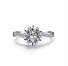 Need engagement ring ideas that are unique and original? 0 5ct New Magnificent Design Snowflake Authentic Diamonds Engagement Ring Best Gift For Mother Daughter Girl Friend Rings Aliexpress