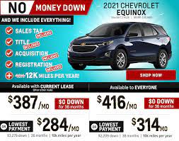 It doesn't change the deal; Chevrolet Lease Specials Incentives In Dayton Oh White Allen Chevrolet