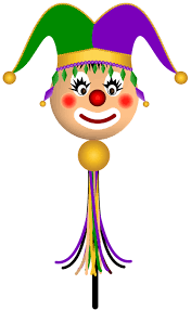 Royalty free clipart illustration of happy and sad mardi gras masks, on a white background. Mardi Gras Clip Art 4 Clipartix