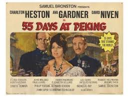 55 Days At Peking 1963 Art Print Art Com David Niven Film Posters Vintage Movie Posters Vintage