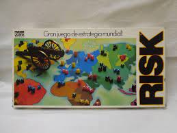 Mi primer juego de riesgo: Juego De Mesa Risk De Parker Anos 80