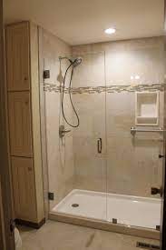 Updated Shower And Vanity Room Onyx Shower Base Tile From World Of Tile Delta Fixtures Custom Glass Restroom Remodel Bathroom Remodel Shower Shower Remodel