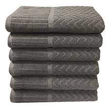 1200 x 1320 jpeg 265 кб. Metro 100 Cotton 6 Piece Chevron Bath Towel Set Grey Buy Online In Faroe Islands At Faroe Desertcart Com Productid 34986573
