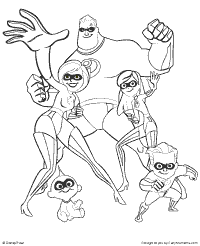Free the incredibles coloring pages that you can color in online. The Incredibles Bonus Activities Earlymoments