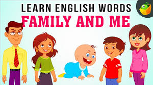 Family Tree Learn English Words Video For Kids And Toddlers Pre School Spelling For Kids Youtube
