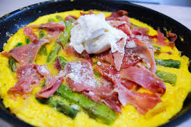 Frittata Aux Asperges Vertes Et Au Jambon Cru Delicimo Blog De Recettes De Cuisine Et Patisserie En 2020 Recettes De Cuisine Asperge Verte Jambon Cru