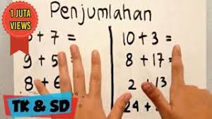 Lembar kerja matematika ini cocok untuk anak usia tk b yang sedang memulai tahap latihan berhitung. Berhitung Cepat Tanpa Sempoa Hanya Dengan Jari Penjumlahan Untuk Anak Anak Tk Dan Sd Youtube