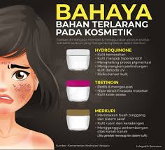 Antara produk kosmetik mengandungi racun yang dikhuatiri memudaratkan pengguna. Jaminan Mutu Pada Penggunaan Kosmetik Pt Multi Global Unity