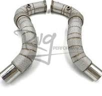 Catless downpipes BMW HEAT SHIELD N63 N63TU - RVG Performance