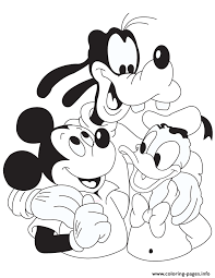 Print the coloring page and bring it to life with crayons, color pencils, or markers! Mickey Mouse And Donald Duck Coloring Pages Novocom Top