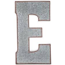 Usually, people tend to use butterflies to come up with aesthetic decorations for the walls. Galvanized Metal Letter Wall Decor E Hobby Lobby 138541