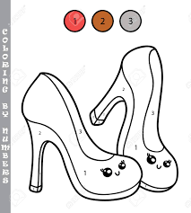Ilustracion Vectorial Para Colorear Por Numeros Juego Educativo Con Zapatos De Dibujos Animados Para Ninos Ilustraciones Vectoriales Clip Art Vectorizado Libre De Derechos Image 69367087 Dibujos para colorear de zapatos para ninos. ilustracion vectorial para colorear por numeros juego educativo con zapatos de dibujos animados para ninos