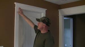 It became common to use the rail as a divider strip for paint or wallpaper to create a contrasting look. How To Trim A Craftsman Style Door Pt 1 Youtube