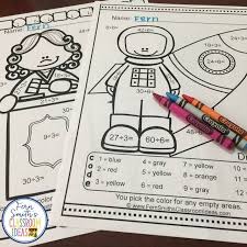 An Entire New Line Of Color By Numbers To Match Your Careers Or Community Helper Units Fern Smith S Classroom Ideas Community Helpers Unit Color By Numbers