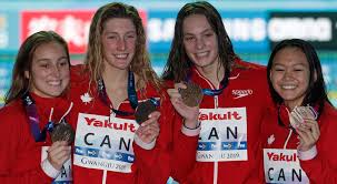 On tuesday night, led by michael phelps as the anchor, the u.s. Canadian Women Swim To Bronze In Freestyle Relay At Worlds Sportsnet Ca