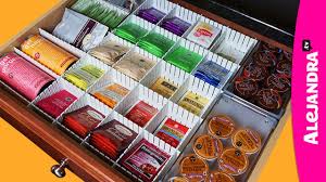 One must use a wide, fairly shallow cup with sloping sides. Kitchen Organization Ideas How To Organize Coffee Tea Youtube