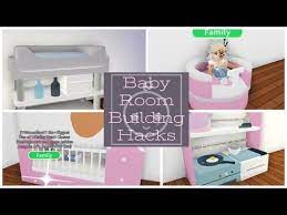 Adopt Me Baby Room Building Hacks Youtube Cute Room Ideas Baby Room Decals Baby Room Diy
