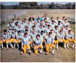The 1970-71 varsity football team. What a great bunch of guys!