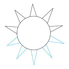 How To Draw A Smiling Sun Really Easy Drawing Guides It is a very clean transparent background image and its resolution is 680x678 , please mark the image source when quoting it. how to draw a smiling sun really easy