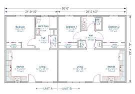 Dining and kitchen is located at the rear with kitchen enclosed to seal the odor or heat from that area. 22 Amazing Three Bedroom Duplex House Plans House Plans