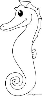You might find that odd they belong to the stickleback species. Easy Simple Seahorse Coloring Page Coloringall