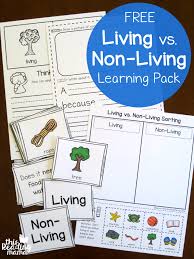 Living Vs Non Living Learning Pack This Reading Mama
