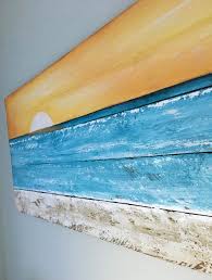 I thought i captured the artists name, but missed it somehow. Coastal Ocean Beach Art Prints On Rustic Wood Coastal Decor Ideas Interior Design Diy Shopping