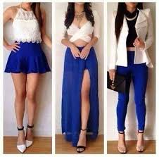 The best color schemes have the power to catch attention, generate emotion and make a lasting statement. Blue N White Combination Fashion Fashion Outfits Cute Outfits