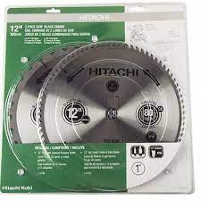 Maybe you would like to learn more about one of these? Hitachi Circular Saw Blade 115400 2 Pack 12 In Miter Saw Blade Set Woodsaw Circular Saw Blades Miter Saw Saw Blade