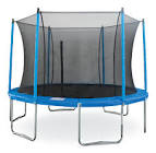 Trampoline with Safety Enclosure, 12-ft Jumptek