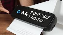 This is A4 Portable Printer - Ultimate Inkless Bluetooth Printer for  Professionals and Travelers