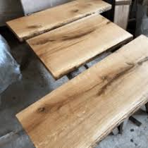 Baumscheibe Waschtisch Tischplatte Unbesaumt Gerade Eiche Baumkante 80x30x4 5cm Geolt Waschtisch Holz Waschtischplatte Waschtisch Holz Beton
