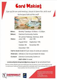 Make cards in minutes instead of hours using the matching furry friends card and envelope set. Card Making Classes In Derrimut Melbourne