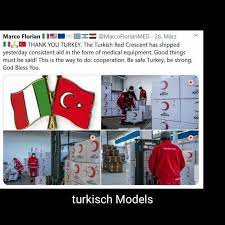 Wählen sie die termine aus, um tickets zu finden. Italien Bedankt Sich Bei Der Turkei Turkische Models Facebook