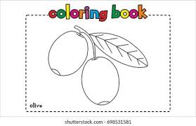 Select from 35915 printable crafts of cartoons, nature, animals, bible and many more. Olive Coloring Book Coloring Page Stock Vector Royalty Free 698531581
