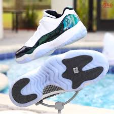 Air Jordan 11 Low Emerald Green March 31 2018 Air Jordans Jordan 11 Air Jordan 11