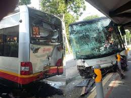 Hong kah north 1.5 km. 33 Injured In Collision Between Smrt And Sbs Transit Buses At Jalan Jurong Kechil Bus Stop The Independent Singapore News
