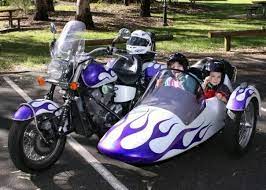 My Babies In My Baby Trike Bike Sidecar