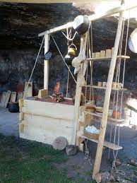 camping outfits bathing suits wooden kitchen viking tent camp furniture