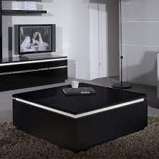 Elisa Coffee Table Square In Gloss Black With Storage Coffee Table Square Coffee Table Furniture Black Coffee Tables
