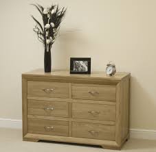 Bevel 6 Drawer Chest In Natural Solid Oak Oak Furniture Land Oak Furniture Land Furniture Oak Furniture