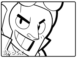Brawl stars one line drawing tutorial one line art challenge spike crow bibi. Brawl Stars Character Brock Coloring Pages Xcolorings Com