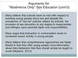 The Ethics of Sex Education: - ppt download