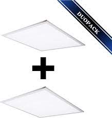 led paneel 60 x 60 systeemplafond verlichting set van twee led plafondlampen in 2021 verlichting led plafondlamp