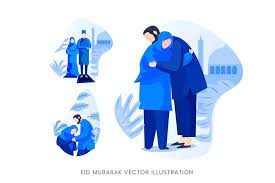 eid mubarak vector character set illustration by naulicrea on envato elements eid mubarak vector vector character vector illustration character