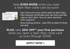 Sep 14, 2020 · applying for a home depot credit card to be approved for a home depot credit card offer, you must be a resident of the united states. Stein Mart Join Our Preferred Customer Program For Exclusive Benefits Milled