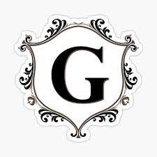Download the png images ai file right now! Fancy Letter G Stickers Redbubble