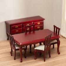Your queen anne dining room requires a sophisticated table. Dollhouse Miniature Mahogany Queen Anne Dining Room Set Dining Room Miniatures Dollhouse Miniatures Doll Supplies Craft Supplies Factory Direct Craft